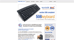 Desktop Screenshot of 508keyboard.com