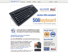 Tablet Screenshot of 508keyboard.com